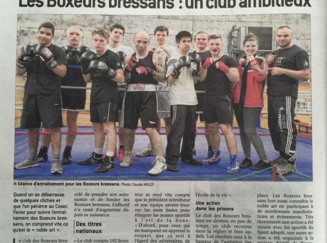 Les boxeurs bressans du club de boxe les Boxeurs Burgiens : un club de boxe ambitieux sur Bourg-en-Bresse